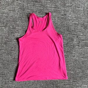 Nike hot pink racer back DRI-FIT tank top size medium